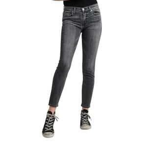 NWT Hudson Natalie Midrise Super Skinny Crop Jeans Gray Wash Women's Size 25
